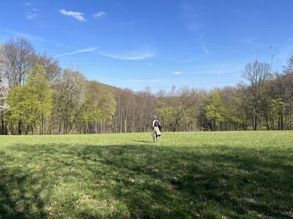 Zdjęcie z Philipp Hillebrand wzdłuż trasy