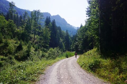 Foto von Walter Köllner entlang der Tour