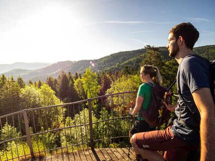 Blick vom Huberfelsen
