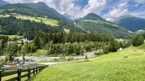 Photo de Katja Hechler le long du parcours