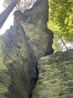 Foto de Ágnes Kecskés a lo largo del recorrido
