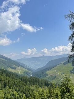 Foto von Carmen Arnold entlang der Tour