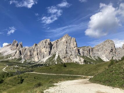 Photo de Marilena Locatelli le long du parcours