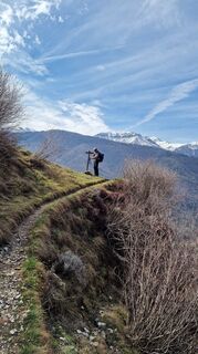 Foto von Fabrizi Mellano entlang der Tour