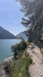 Foto von Jutta Steinberger entlang der Tour