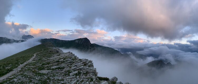 Foto von Toni Lerda entlang der Tour
