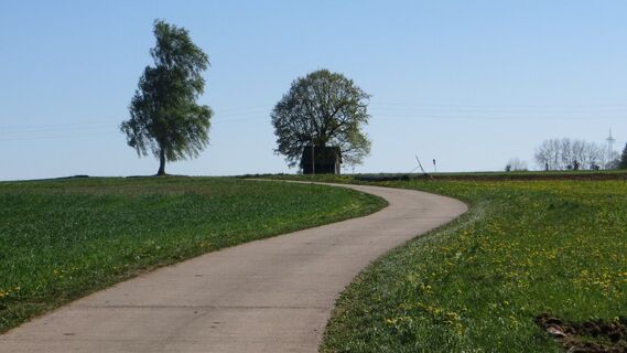 Das "Hüttle" auf der Höhe von Zainen