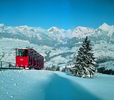 Standseilbahn von Unterwasser auf den Iltios