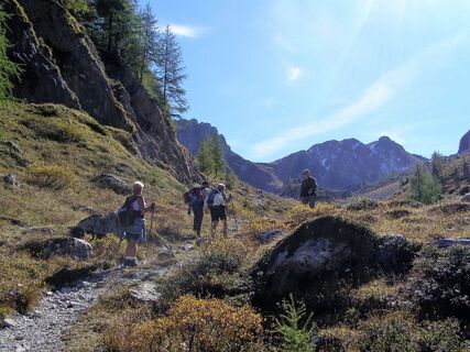 Auf dem Weg zur Filmoorhütte
