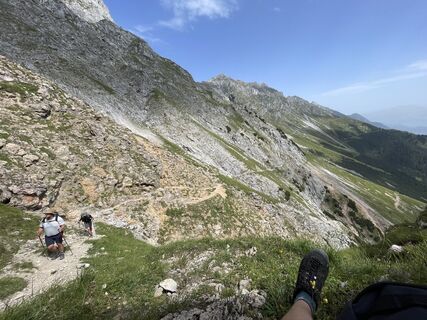 Foto von Chris Jäger entlang der Tour