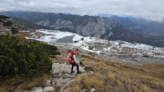 Photo de Jennifer Herbst le long du parcours