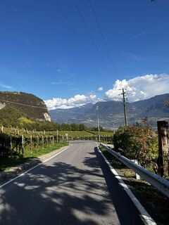 Foto von Manuel Lackner entlang der Tour