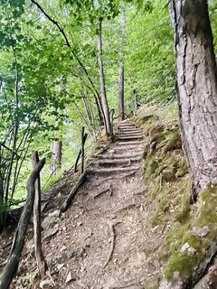 Photo de Nora Thiess le long du parcours