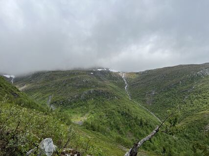 Foto de Klaus Sievers a lo largo del recorrido