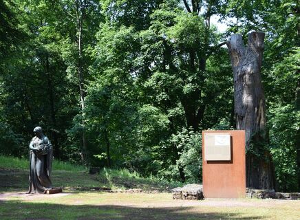 Elisabethplan unterhalb der Wartburg bei Eisenach