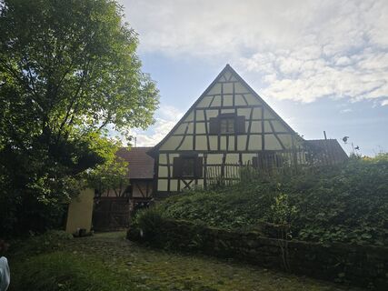 Photo de Michel Kennel le long du parcours