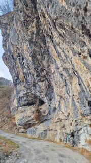 Foto de Fabrizi Mellano a lo largo del recorrido