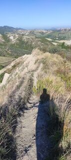 Foto de Brigitte Scheuffele a lo largo del recorrido