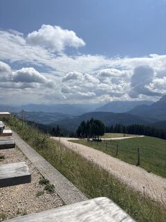 Foto von Heinz Sperl entlang der Tour