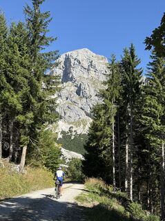 Foto von Stefanie Zopf entlang der Tour