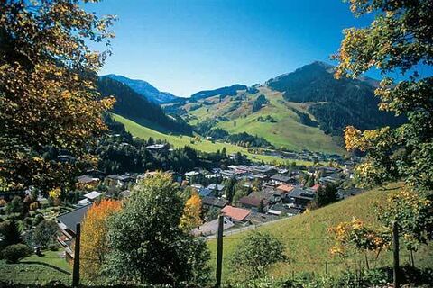 Hinterglemm im Herbst. 