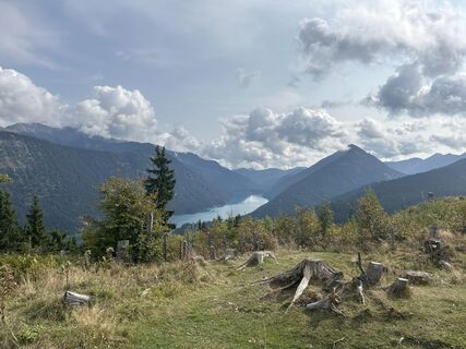 Foto von Hubert Weinberger entlang der Tour