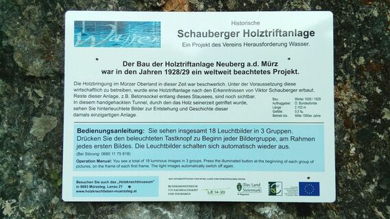 Infotafel Triftanlage