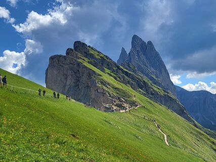 Photo de Judith Mairhofer le long du parcours