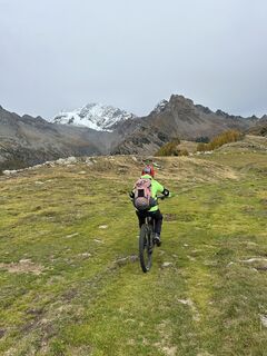 Foto von Andre Carì entlang der Tour