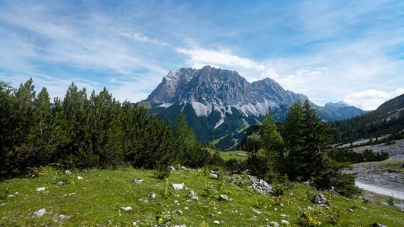 Blick auf die Zugspitze