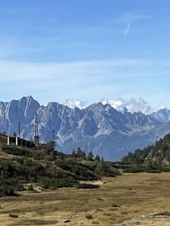 Photo de Agnese Martinelli le long du parcours
