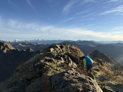 Photo de Sven Reiter le long du parcours