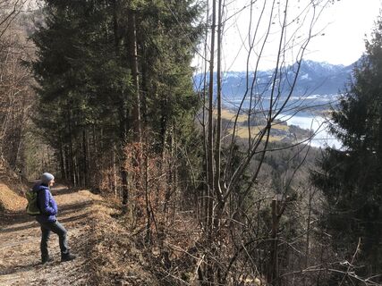Foto de Helmut Schellmann a lo largo del recorrido