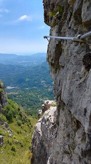 Foto de Matteo Pirola a lo largo del recorrido