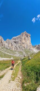 Foto von Laura Gasparotto entlang der Tour