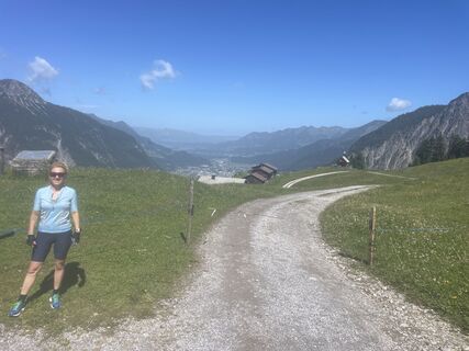 Foto von Alfred Seebacher entlang der Tour