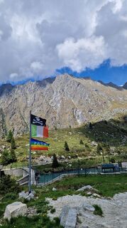 Photo de Diego Occhi le long du parcours