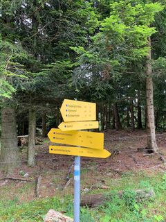 Beschilderung Richtung Speckbacherhütte