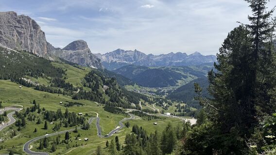 Foto von Steve Bowen entlang der Tour