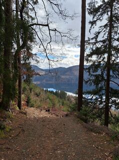Foto von Dagmar Hofer entlang der Tour