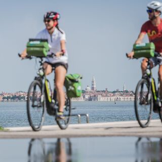 Venedig vom Lido aus