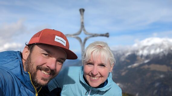 Foto von Klaus Lehner entlang der Tour