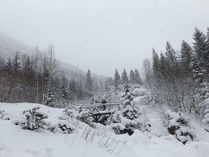 Foto von Žaneta Schelling entlang der Tour