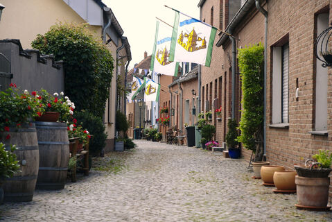 Gasse in Grieth