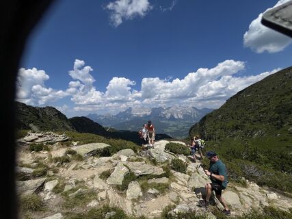 Foto von Kelly Koopmans entlang der Tour