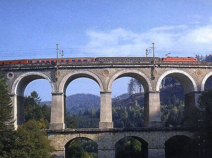 Weltkulturerbe: Die Semmeringbahn.