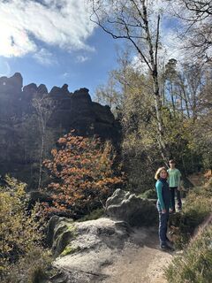 Foto von Tina Varga entlang der Tour