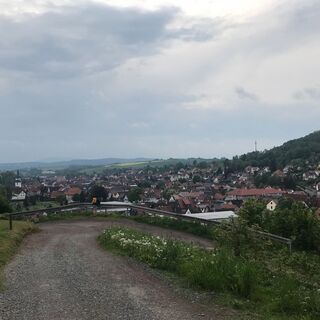 Rundwanderweg Arnsberg - Blick auf Steinbach-Hallenberg