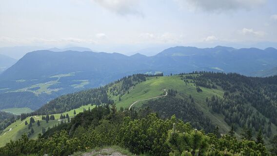 Photo de Christian Thomas le long du parcours
