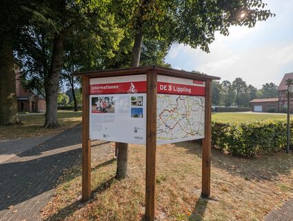 Rad-Infotafel DE3 | Delbrück-Lippling